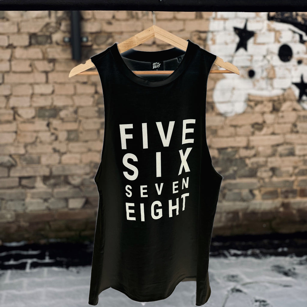 HIIT The Beat 5678 - Slash Armhole Top - black