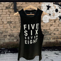 HIIT The Beat 5678 - Slash Armhole Top - black