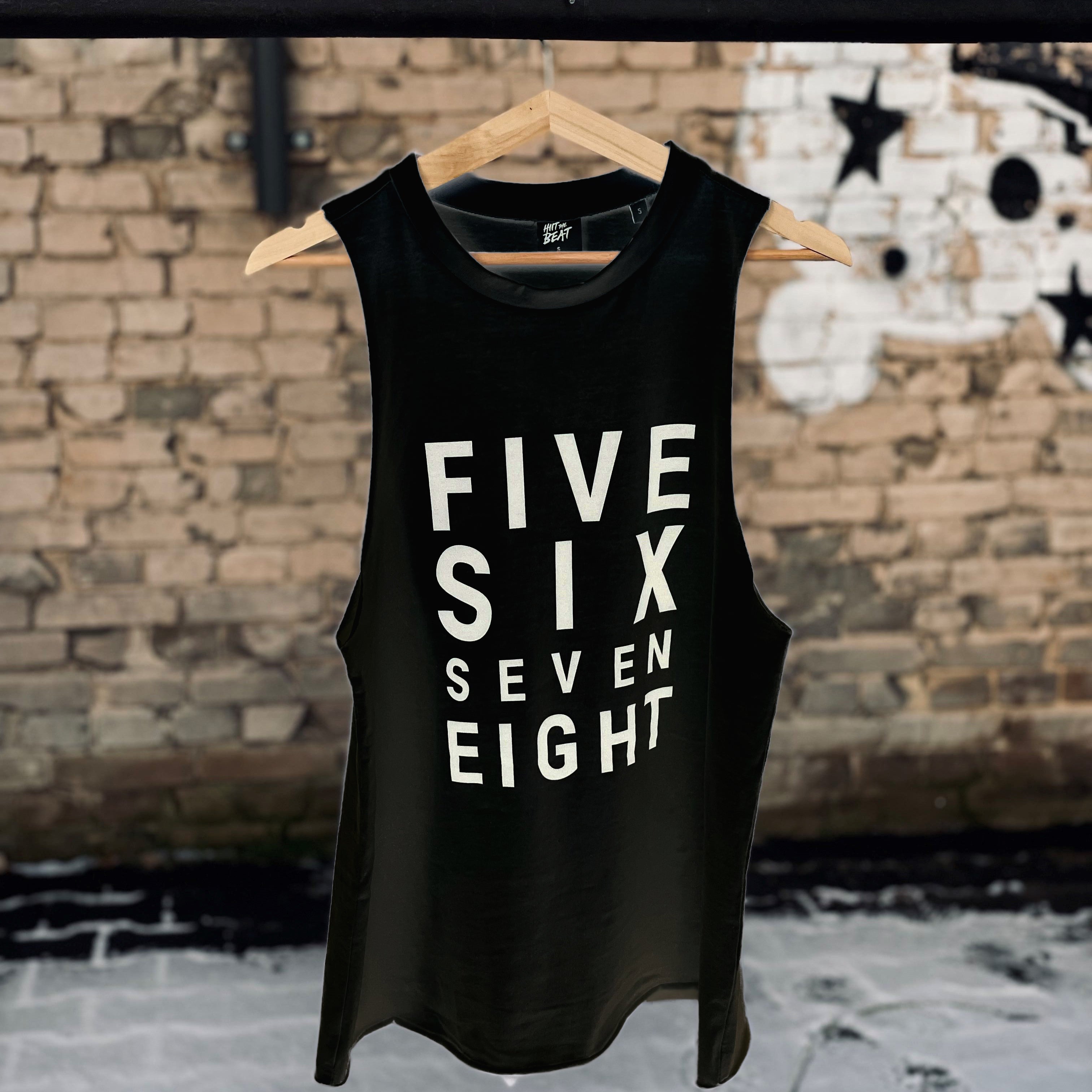 HIIT The Beat 5678 - Slash Armhole Top - black
