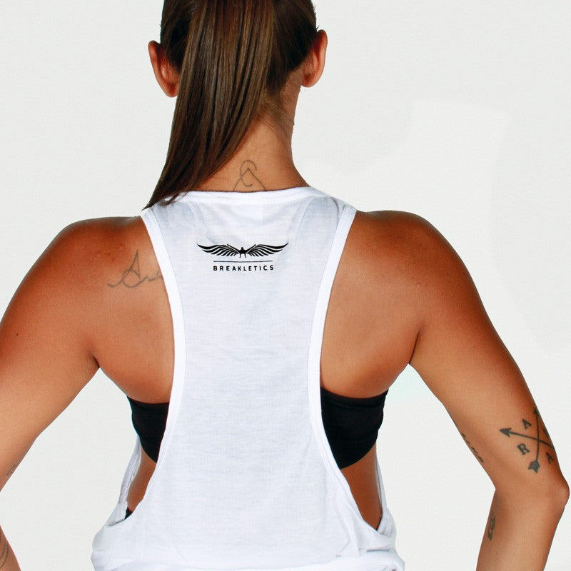 HIIT The Beat Gym Tank white