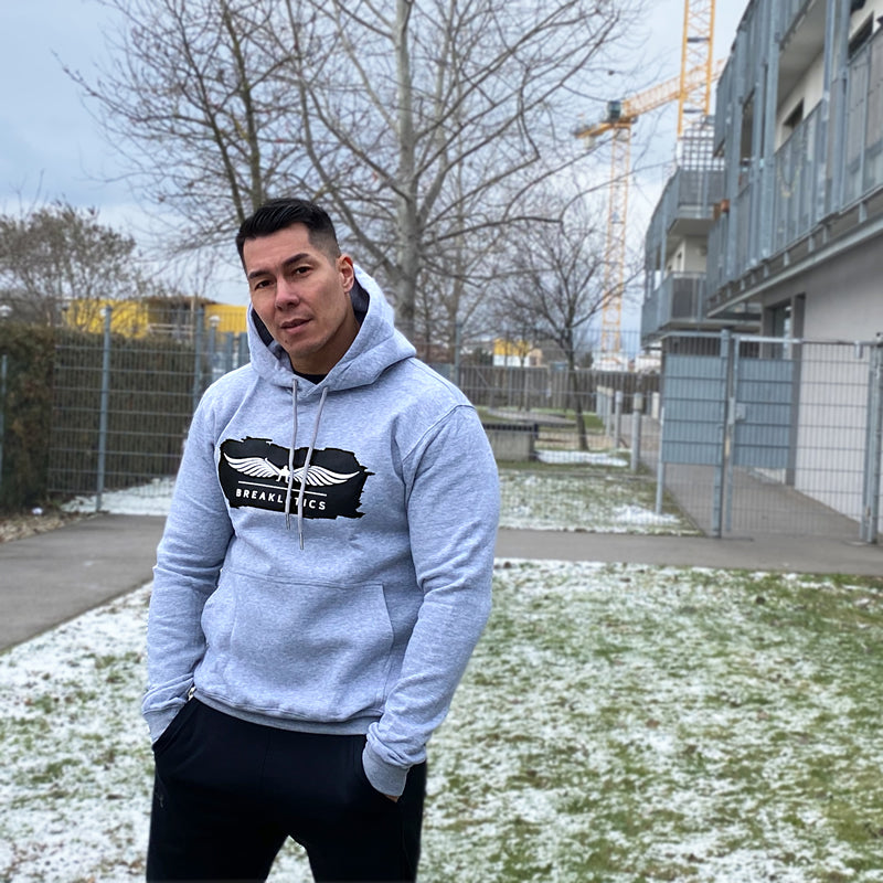 Breakletics Heavy Hoodie grey